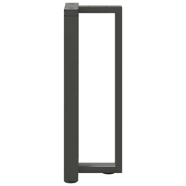 Konsolentischbeine T-Form Anthrazit, 2er-Set
