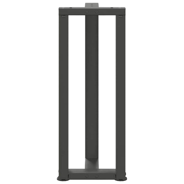 Konsolentischbeine T-Form Anthrazit, 2er-Set