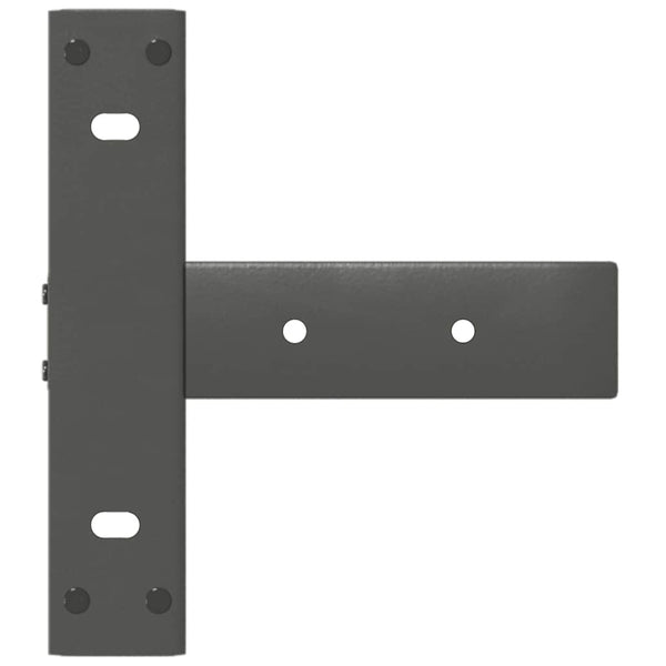 Konsolentischbeine T-Form Anthrazit, 2er-Set
