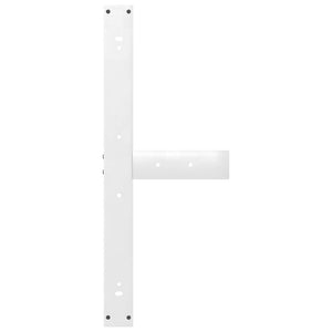 Esstischbeine T-Form, 2er Set, Weiß