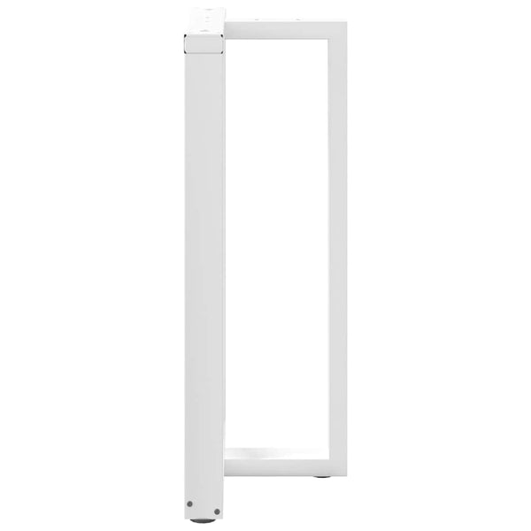 Weiße Bartischbeine T-Form, 2er Set