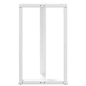 Weiße Bartischbeine T-Form, 2er Set