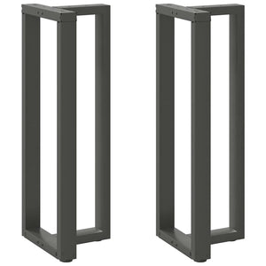 Stehtischbeine T-Form Anthrazit, 2er Set