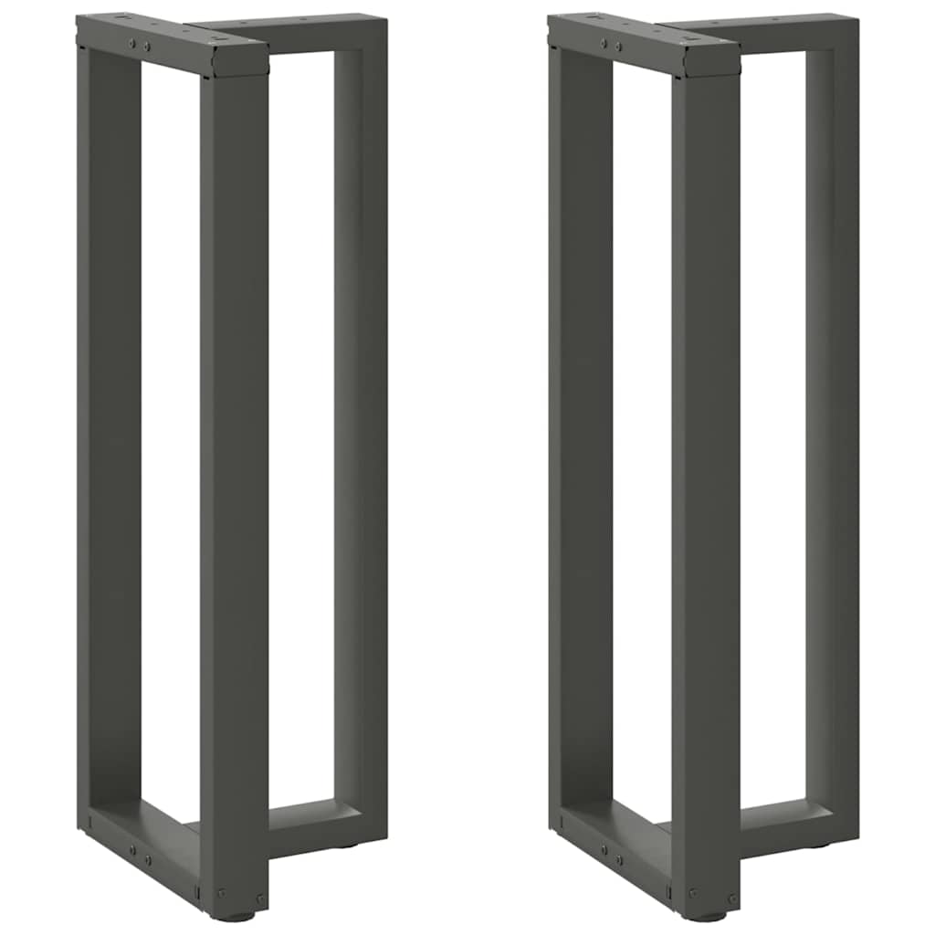 Stehtischbeine T-Form Anthrazit, 2er Set