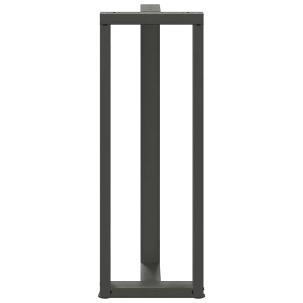 Stehtischbeine T-Form Anthrazit, 2er Set