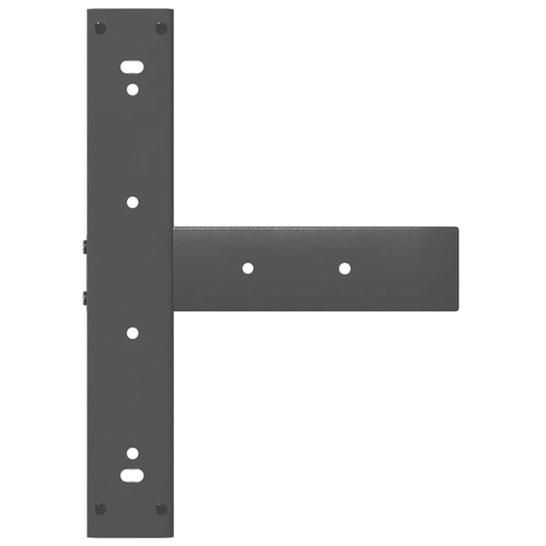 Stehtischbeine T-Form Anthrazit, 2er Set