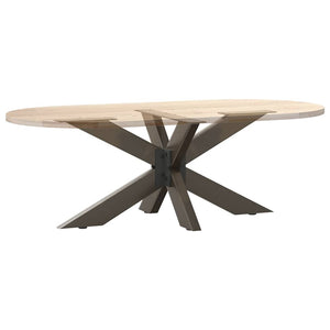 Spinnen Couchtischbein Naturstahl 98x58cm