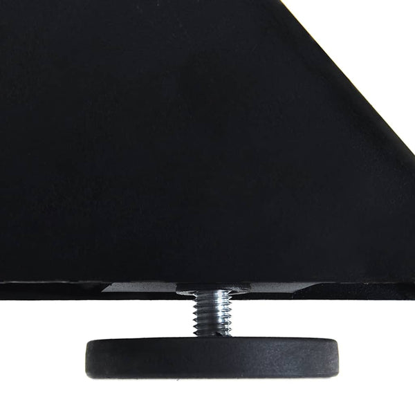 Esstischbein Spinnenform Schwarz Stahl