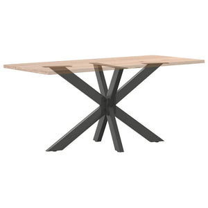 Spinnenförmiges Tischbein Anthrazit 120x68 cm