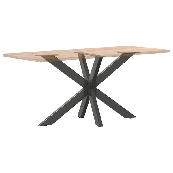 Spinnenförmiges Tischbein Anthrazit 120x68 cm