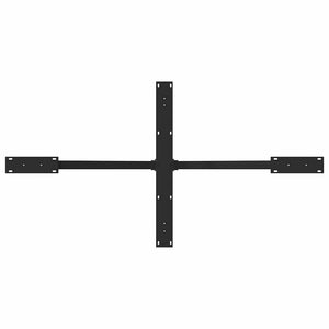 Spinnen Tischbein Schwarz 150cm Stahl