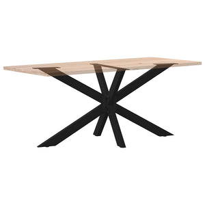 Spinnen Tischbein Schwarz 150cm Stahl