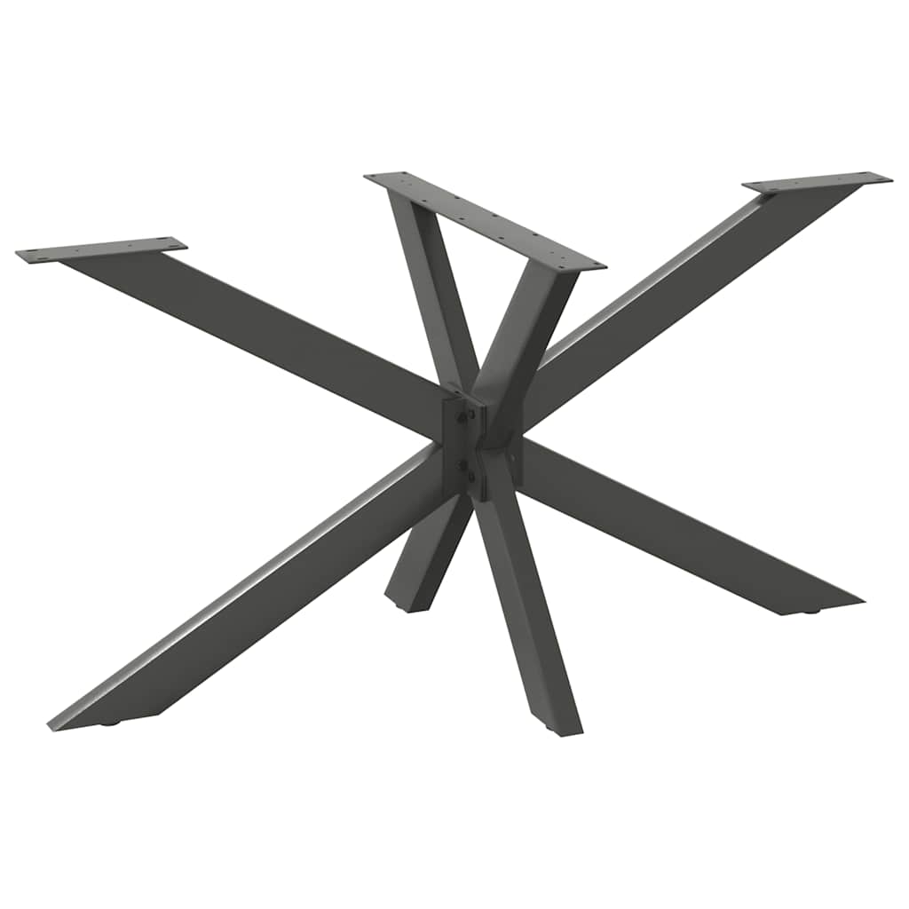Spinnenförmiges Esstischbein Anthrazit 150 cm