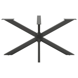 Spinnenförmiges Esstischbein Anthrazit 150 cm