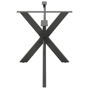 Spinnenförmiges Esstischbein Anthrazit 150 cm