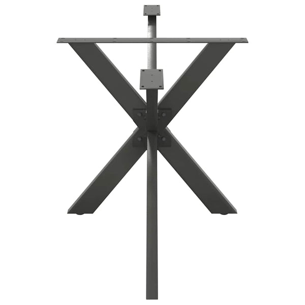 Spinnenförmiges Esstischbein Anthrazit 150 cm