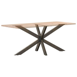 Esstischbein Spinnenform Naturstahl 150cm