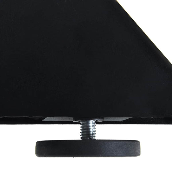 Esstischbein Spinnenform Schwarz Stahl