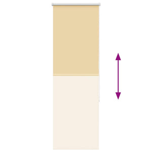 Beige Verdunkelungsrollo 45x130cm