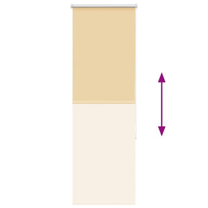 Beige Verdunkelungsrollo 55x130cm
