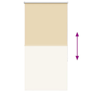 Beige Verdunkelungsrollo 75x130cm