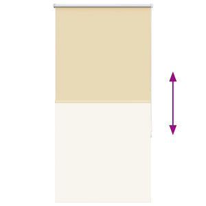 Beige Verdunkelungsrollo 80x130cm