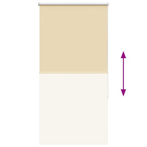 Beige Verdunkelungsrollo 85x130cm
