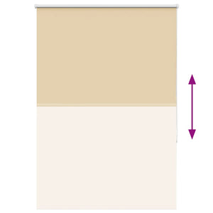 Beige Verdunkelungsrollo 100x130cm