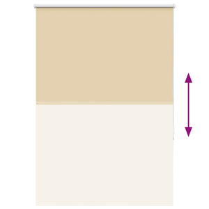 Beige Verdunkelungsrollo 110x130 cm