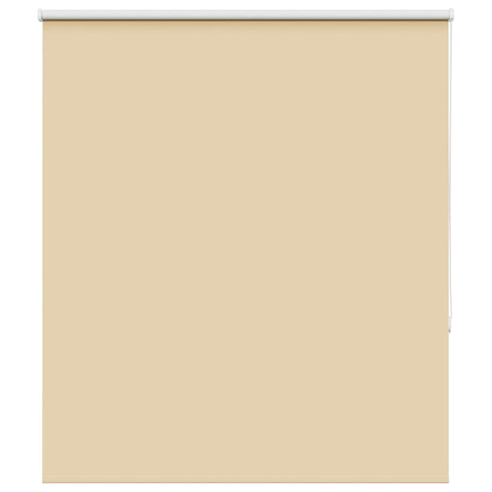 vidaXL Store occultant beige 130x130 cm Largeur du tissu 126,6 cm
