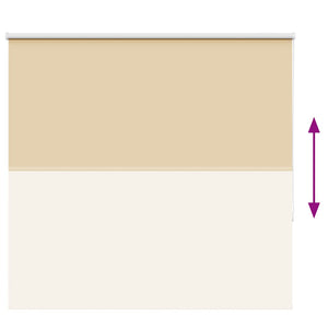 Beige Verdunkelungsrollo 150x130 cm