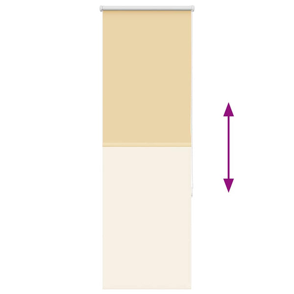 Beige Verdunkelungsrollo 40x150cm