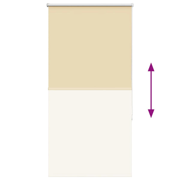 Beige Verdunkelungsrollo 80x150cm