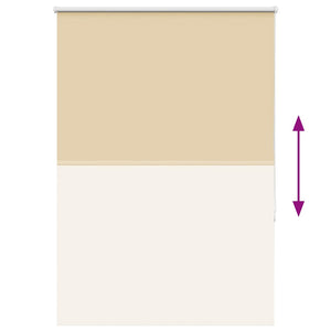 Beige Verdunkelungsrollo 95x150cm