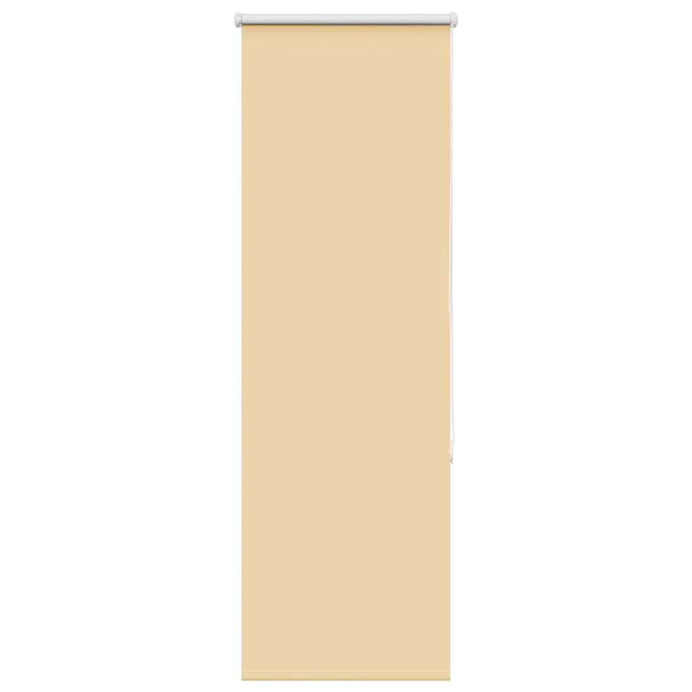 vidaXL Blackout Roller Blind Beige 40x175cm Fabric Width 35.7 cm Polyester