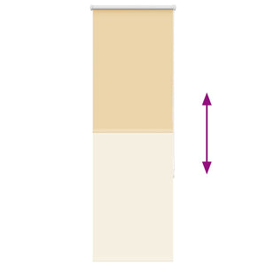 Beige Verdunkelungsrollo 40x175 cm
