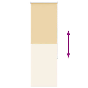 Beiges Verdunkelungsrollo 45x175 cm