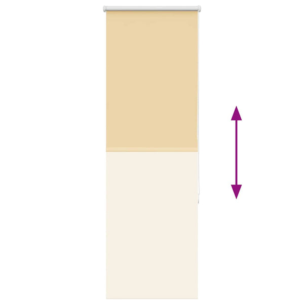 Beiges Verdunkelungsrollo 45x175 cm
