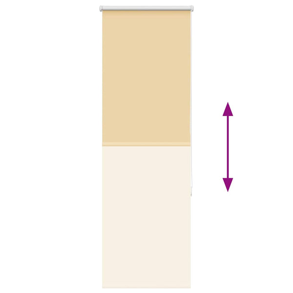 Beige Verdunkelungsrollo 55x175cm