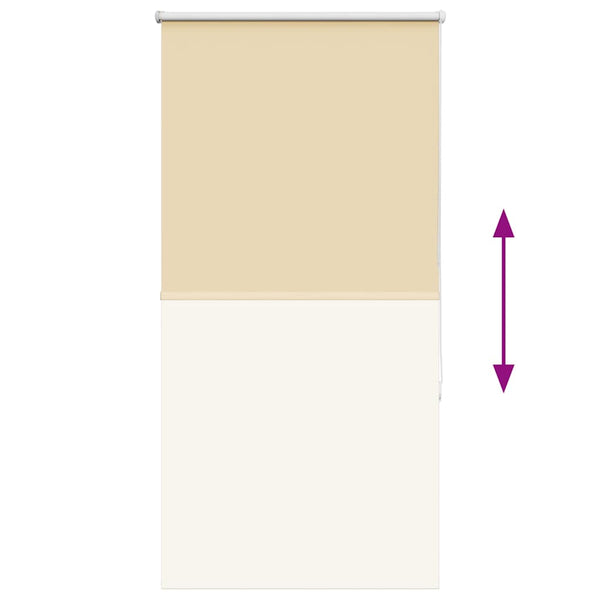 Beige Verdunkelungsrollo 80x175cm