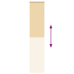 Beige Verdunkelungsrollo 45x210cm