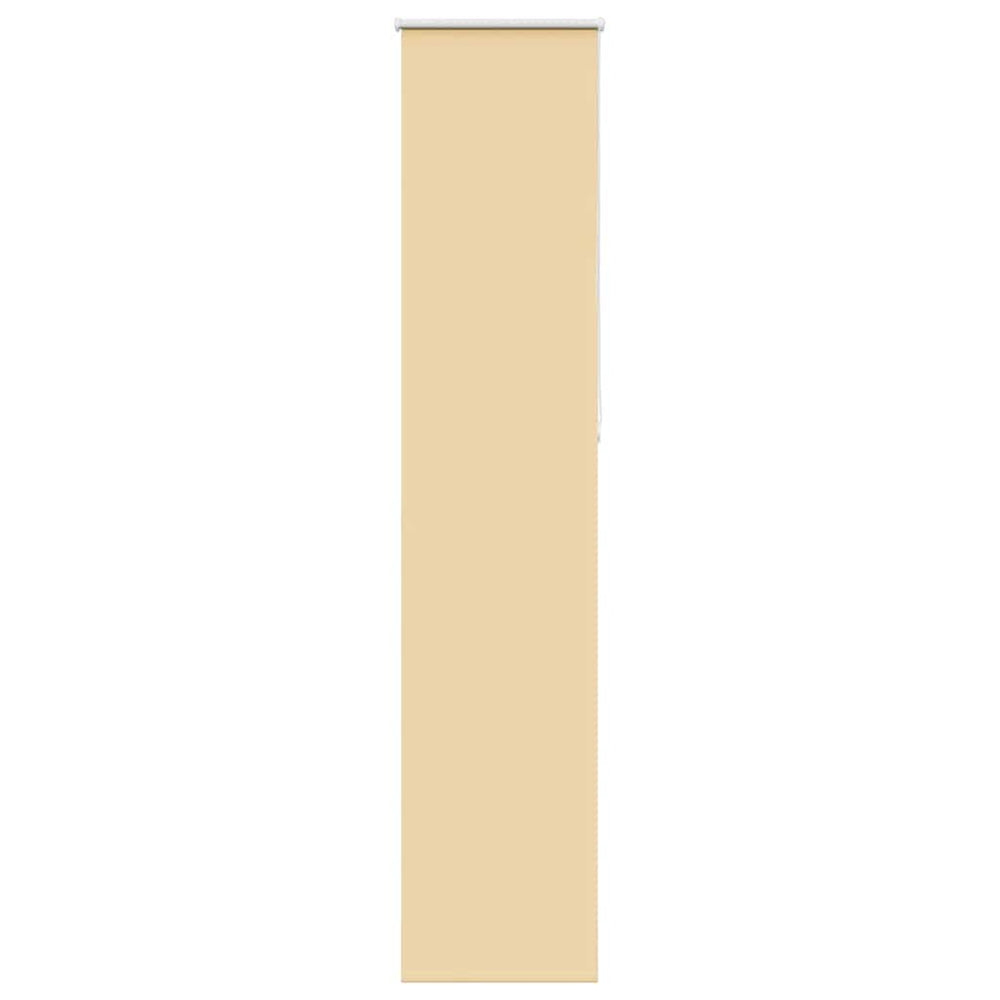 vidaXL Store Enrouleur Occultant Beige 60x210cm Largeur de Tissu 55,7 cm Polyester
