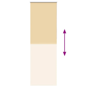 Beige Verdunkelungsrollo 65x210cm