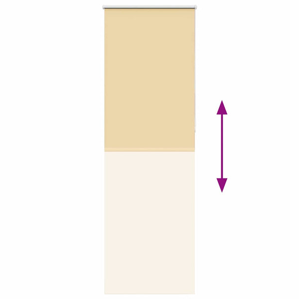 Beige Verdunkelungsrollo 70x210 cm