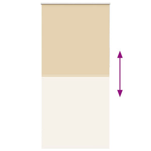 Beige Verdunkelungsrollo 90x210 cm