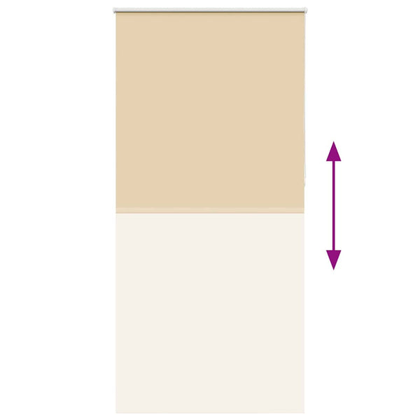 Beige Verdunkelungsrollo 110x210 cm