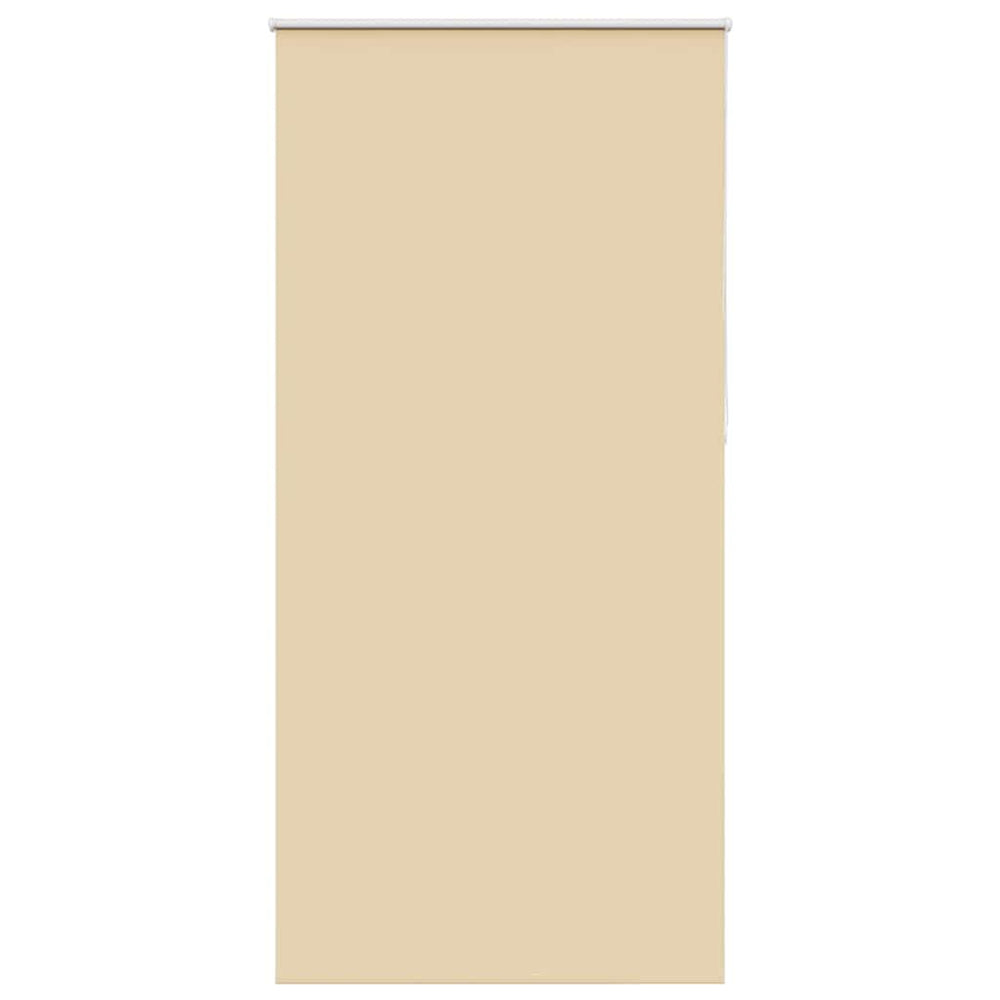 vidaXL Store enrouleur occultant beige 115x210 cm Largeur du tissu 110,7 cm