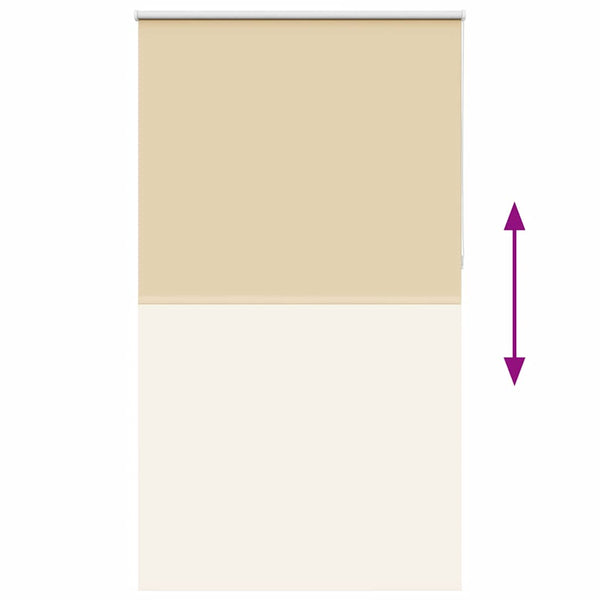Beige Verdunkelungsrollo 120x210 cm