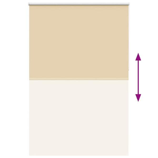Beige Verdunkelungsrollo 150x210 cm