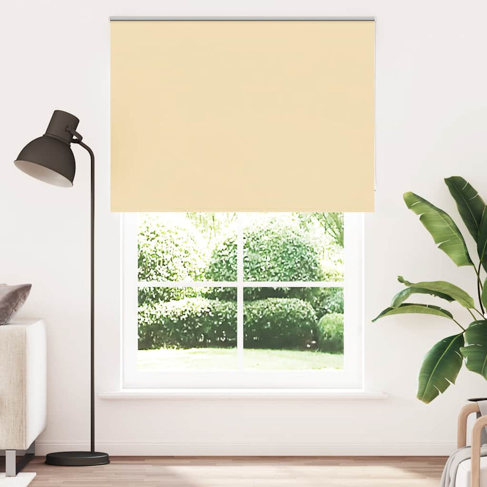 vidaXL Store occultant beige 150x210 cm Largeur du tissu 146,6 cm